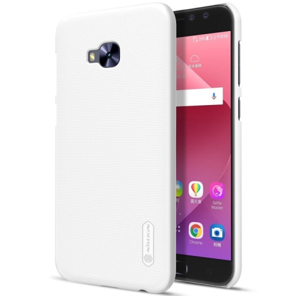 „Nillkin“ Frosted Shield чехол - белый + защитная пленка для экрана (Zenfone 4 Selfie Pro)