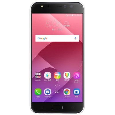 Asus Zenfone 4 Selfie Pro (ZD552KL) Nillkin Frosted Shield белый пластиковый чехол + защитная пленка для экрана | Vacins.lv
