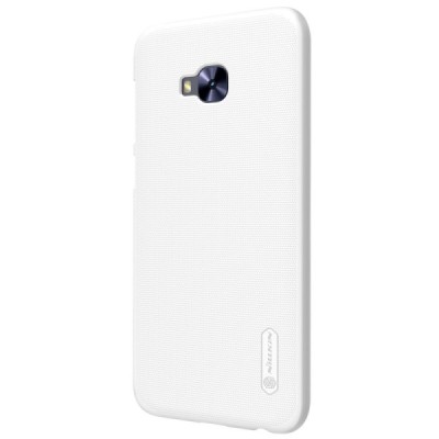 Asus Zenfone 4 Selfie Pro (ZD552KL) Nillkin Frosted Shield белый пластиковый чехол + защитная пленка для экрана | Vacins.lv