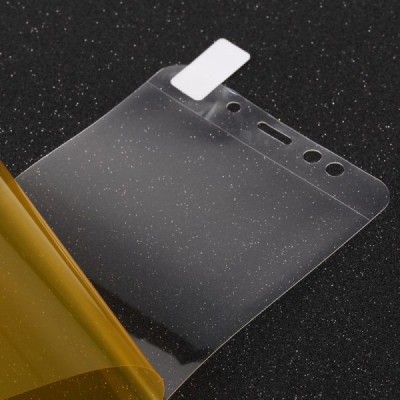 Samsung Galaxy A8+ 2018 (A730F) dzidra ekrāna aizsargplēve (pilnīgi aizsedzama) / Vacins.lv