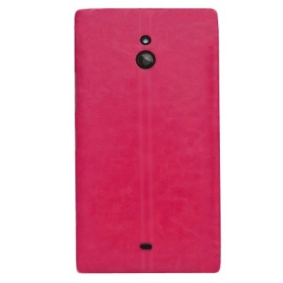 Nokia Lumia 1320 открываемый розовый кожаный чехол - книжка | Vacins.lv