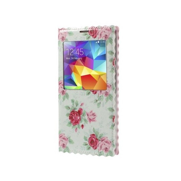 „Rose“ atvērams maciņš - piparmētru (Galaxy S5 / S5 Neo)