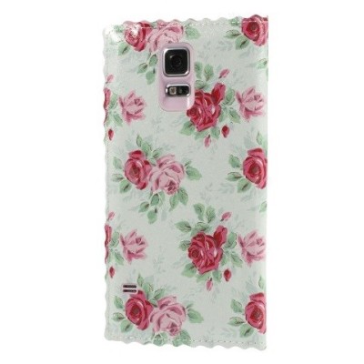 Samsung Galaxy S5 (S5 Neo) „Rose“ sērijas piparmētru ādas atvērams maciņš / Vacins.lv
