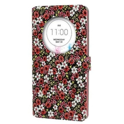 „Flowers“ серии LG G3 D855 разноцветный чехол - книжка | Vacins.lv