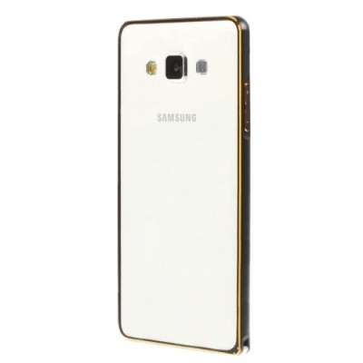 Чёрная классическая рамка Samsung Galaxy A5 (A500F) - окантовка по краю (бампер) | Vacins.lv
