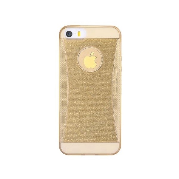 „Devia“ Shining TPU dzidrs apvalks - zelta (iPhone 5 / 5S / SE 2016)