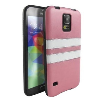 „Strips“ розовый чехол для Samsung Galaxy S5 G900 (S5 Neo G903) | Vacins.lv