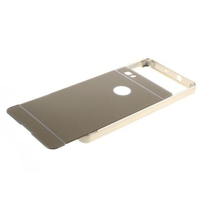 Huawei P8 Lite Luxury пластиковый золотой чехол | Vacins.lv