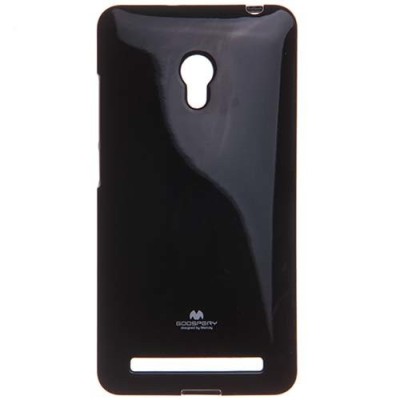Asus Zenfone 6 (A600CG) Mercury твердый силиконовый чехол (TPU) - чёрный | Vacins.lv