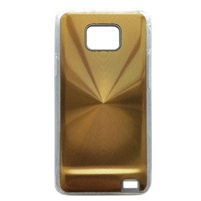 Samsung Galaxy S2 i9100 plastmasas cd stila zelts apvalks / vacins.lv
