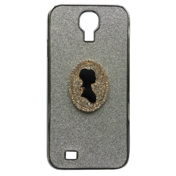 „Cameo“ пластиковый чехол – серебристый (Galaxy S4)