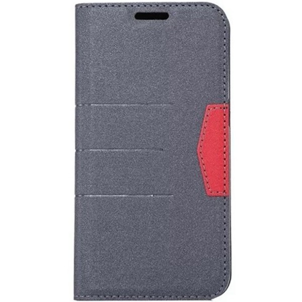 „Sparkle“ чехол-книжка – серый (Galaxy S5 / S5 Neo)