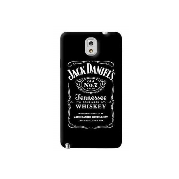 „Jack Daniels“ plastmasas futrālis - melns (Galaxy Note 3)