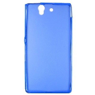 Sony Xperia Z (L36h, C6603, C6602) твердый силиконовый (TPU) чехол синий | Vacins.lv