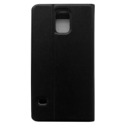 „Fashion“ Samsung Galaxy S5 G900 (S5 Neo G903) чёрный чехол-книжка с окошком | Vacins.lv