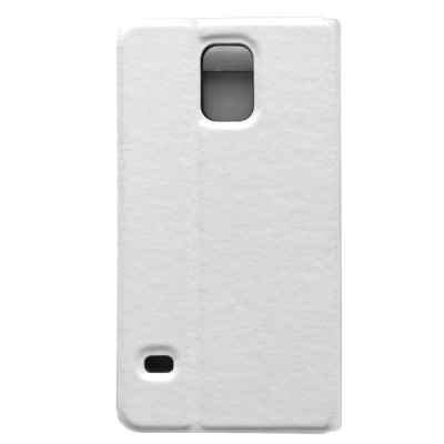 „Fashion“ Samsung Galaxy S5 G900 (S5 Neo G903) белый чехол-книжка с окошком | Vacins.lv