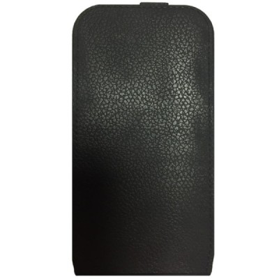 Samsung Galaxy S3 i9300 adas „Retro“ vertikāli atvēramais melns futrālis / Vacins.lv