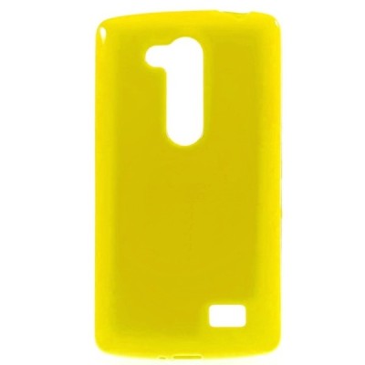 „Jelly Case“ LG L Fino (D290, D295) жёлтый чехол | Vacins.lv