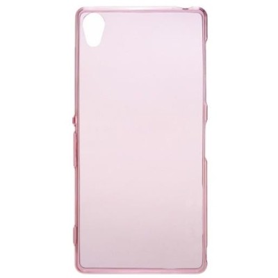 Sony Xperia Z3 твердый силиконовый (TPU) чехол розовый | Vacins.lv