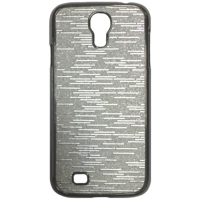 Samsung Galaxy S4 (i9500) „Shining“ белый элегантный чехол с рисунком и серебряные края | Vacins.lv