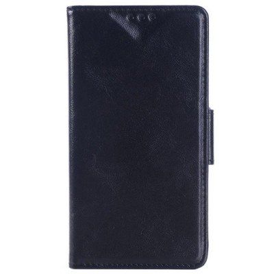 Nokia Lumia 730 (Nokia Lumia 735) „Crazy Horse“ открываемый чёрный кожаный чехол - книжка | Vacins.lv