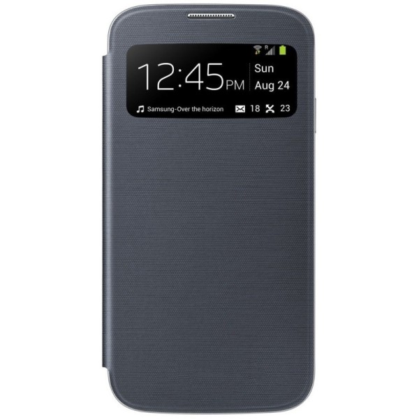 S View Cover чехол-книжка – чёрный (Galaxy S4)