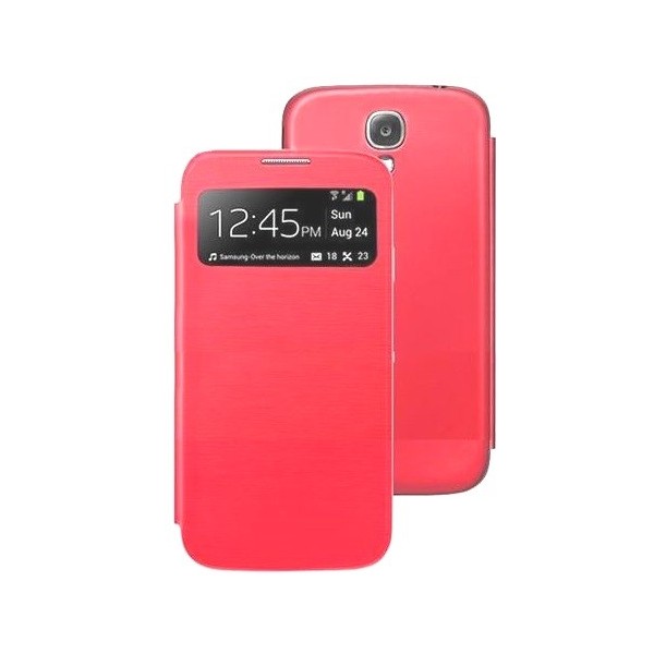 S View Cover чехол-книжка – красный (Galaxy S4 mini)