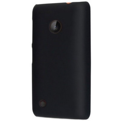 Nokia Lumia 530 (Lumia 530 DS) plastmasas melns futrālis / Vacins.lv