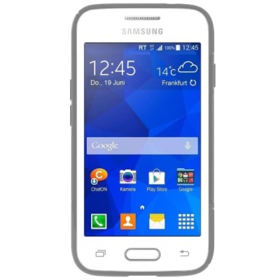 Samsung Galaxy Trend 2 G313 dzidrs cieta silikona (TPU) pelēks apvalks / Vacins.lv