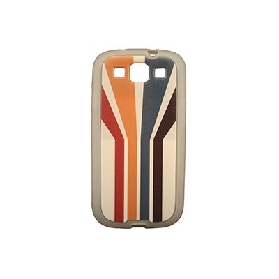 Bullet Samsung Galaxy S3 i9300 cieta silikona futrālis - Striped (Strīpains) / Vacins.lv