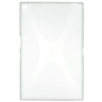 Sony Xperia Tablet Z2 X-style cieta silikona (TPU) apvalks - balts / vacins.lv