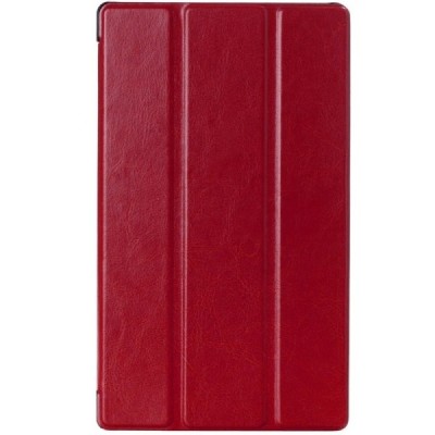 Sony Xperia Z3 Tablet Compact atvēramais sarkans maciņš / Vacins.lv