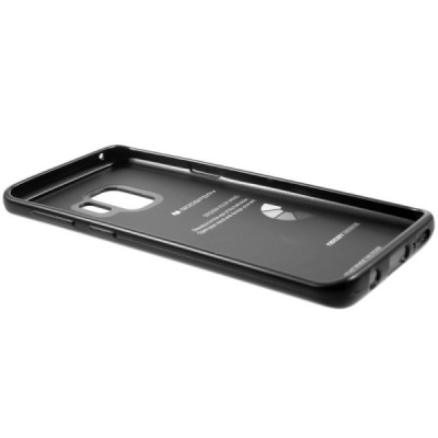 Samsung Galaxy S9 (G960) Mercury твердый силиконовый чехол (TPU) - чёрный | Vacins.lv