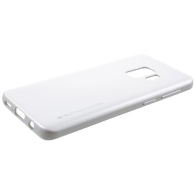 Samsung Galaxy S9 (G960) Mercury твердый силиконовый чехол (TPU) - серебристый | Vacins.lv