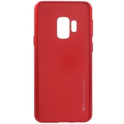 Samsung Galaxy S9 (G960) Mercury sarkans cieta silikona (TPU) apvalks / vacins.lv