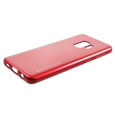 Samsung Galaxy S9 (G960) Mercury sarkans cieta silikona (TPU) apvalks / vacins.lv