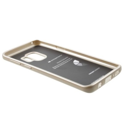 Samsung Galaxy S9 (G960) Mercury твердый силиконовый чехол (TPU) - золотой | Vacins.lv