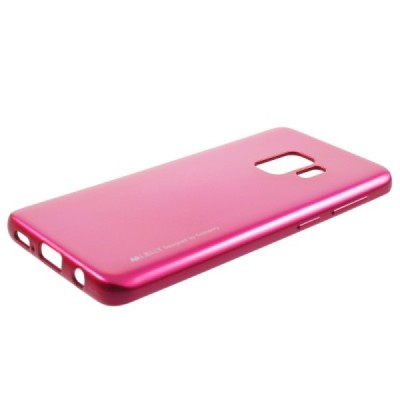 Samsung Galaxy S9 (G960) Mercury tumši rozs cieta silikona (TPU) apvalks / vacins.lv
