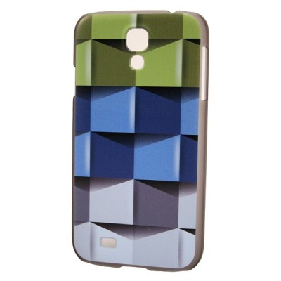 Bullet Samsung Galaxy S4 i9505, i9500 cieta silikona futrālis - Cubes (Kubi) / Vacins.lv
