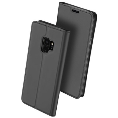 „Dux Ducis“ Skin серии Samsung Galaxy S9 (G960) чёрный кожаный чехол-книжка | Vacins.lv