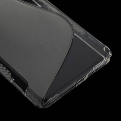 Sony Xperia Z2 (D6503, D6502, D6543) „S-Line“ прозрачный твердый силиконовый чехол из TPU | Vacins.lv