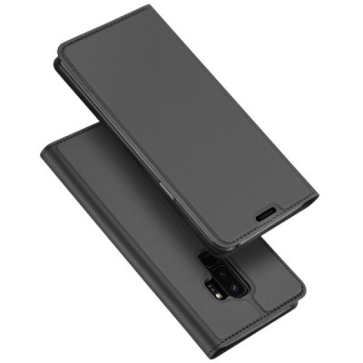 „Dux Ducis“ Skin серии Samsung Galaxy S9+ (G965) чёрный кожаный чехол-книжка | Vacins.lv