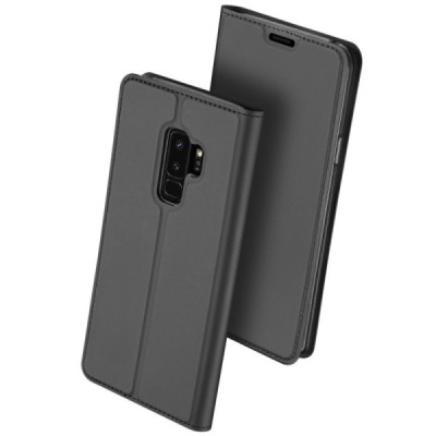 „Dux Ducis“ Skin серии Samsung Galaxy S9+ (G965) чёрный кожаный чехол-книжка | Vacins.lv