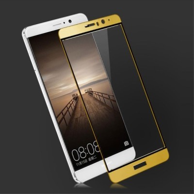 Huawei Mate 9 „3D Rewan“ 9H Tempered Glass усиленная защита, золотое защитное стекло с полным покрытием толщиной 0,26 мм | Vacin