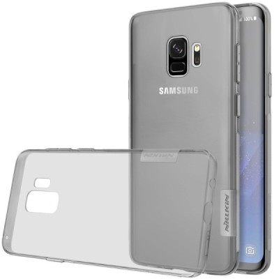 Samsung Galaxy S9 (G960) Nillkin Nature dzidrs (caurspīdīgs) silikona planākais pelēks apvalks / Vacins.lv