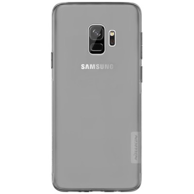 Samsung Galaxy S9 (G960) Nillkin Nature тонкий прозрачный, серый силиконовый чехол (TPU) | Vacins.lv