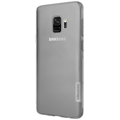 Samsung Galaxy S9 (G960) Nillkin Nature тонкий прозрачный, серый силиконовый чехол (TPU) | Vacins.lv
