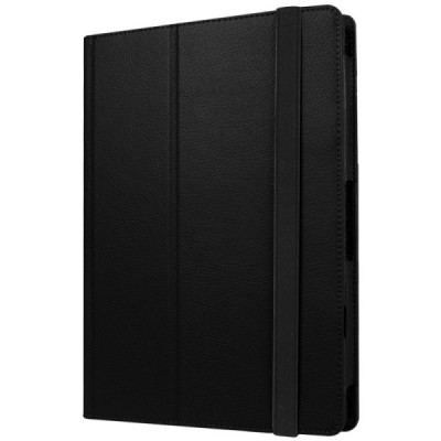 Lenovo IdeaTab MIIX 320 10.1 открываемый чёрный кожаный чехол-книжка (складной) | Vacins.lv