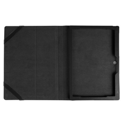 Lenovo IdeaTab MIIX 320 10.1 открываемый чёрный кожаный чехол-книжка (складной) | Vacins.lv