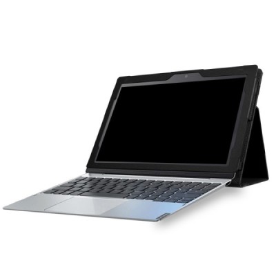 Lenovo IdeaTab MIIX 320 10.1 открываемый чёрный кожаный чехол-книжка (складной) | Vacins.lv